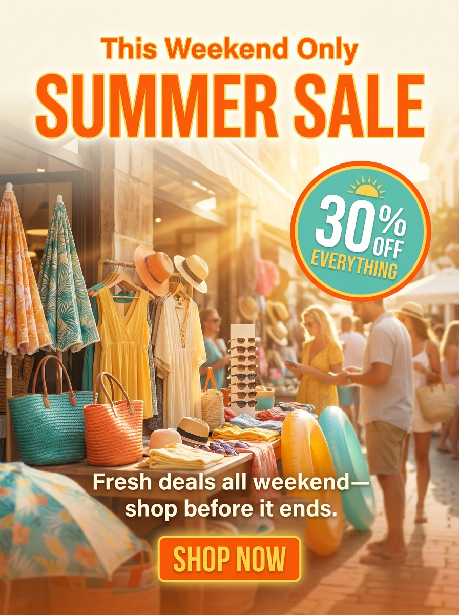 Summer Promotional Poster Visual